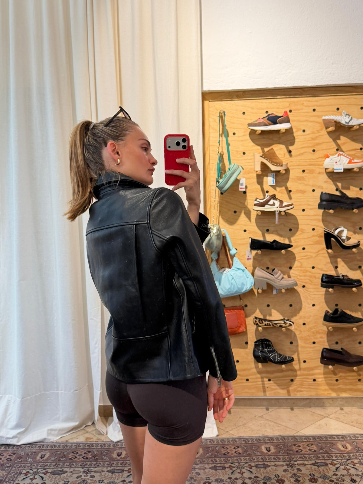 Lederjacke