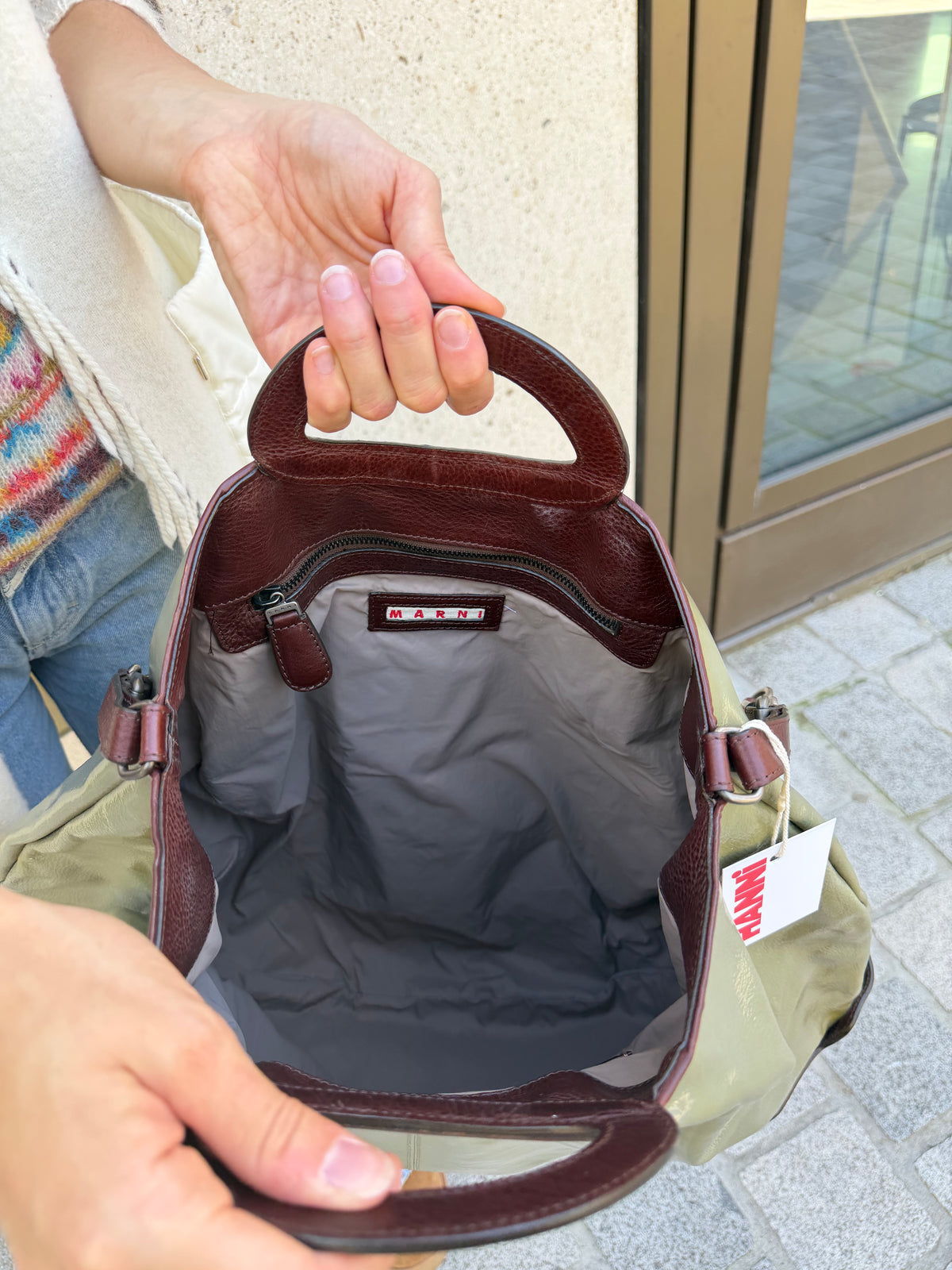 Tasche groß Grün
