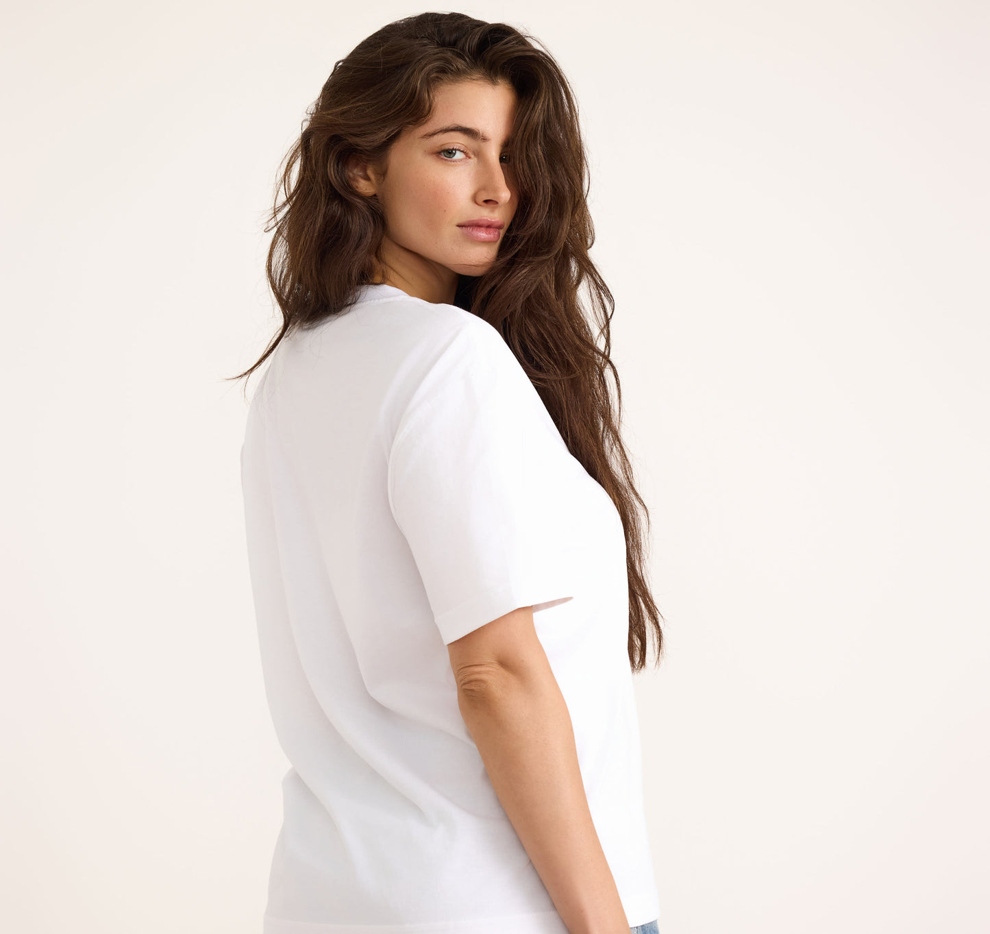 True Heavy Boxy Tee White - HANNI secondhand