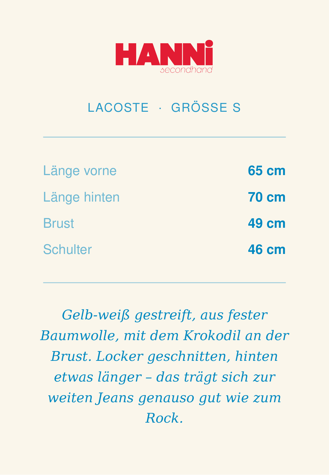 Shirt LACOSTE