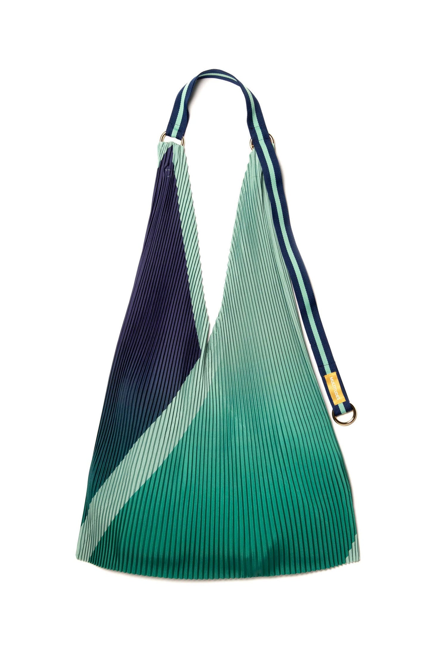 PLISSIERTE J-TASCHE MONICA GREEN