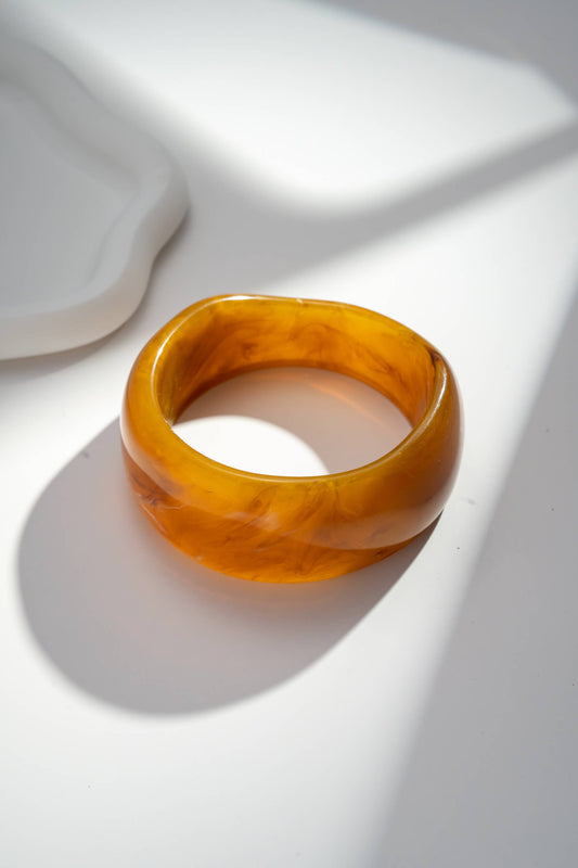 Armreif Marmoroptik Caramel