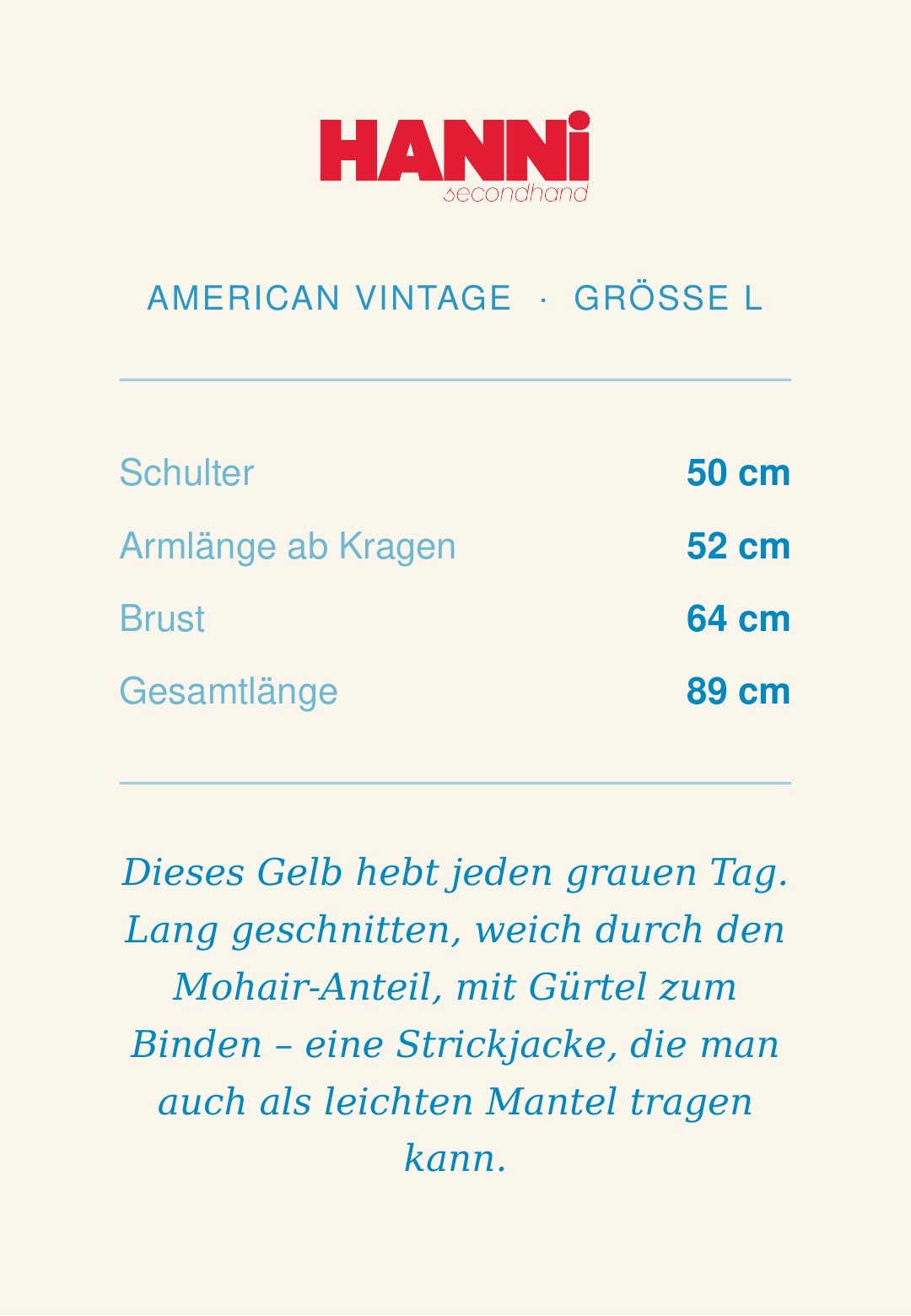Strickjacke AMERICAN VINTAGE