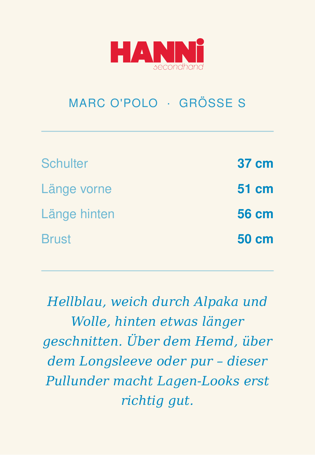 Pullunder MARC O'POLO
