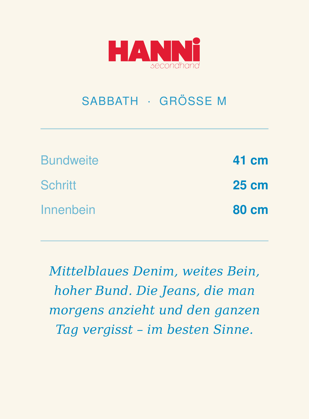 Jeans SABBATH