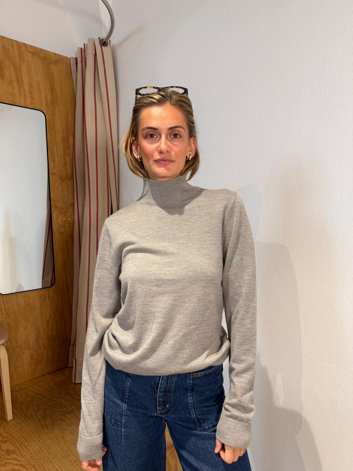 Pullover Stehkragen