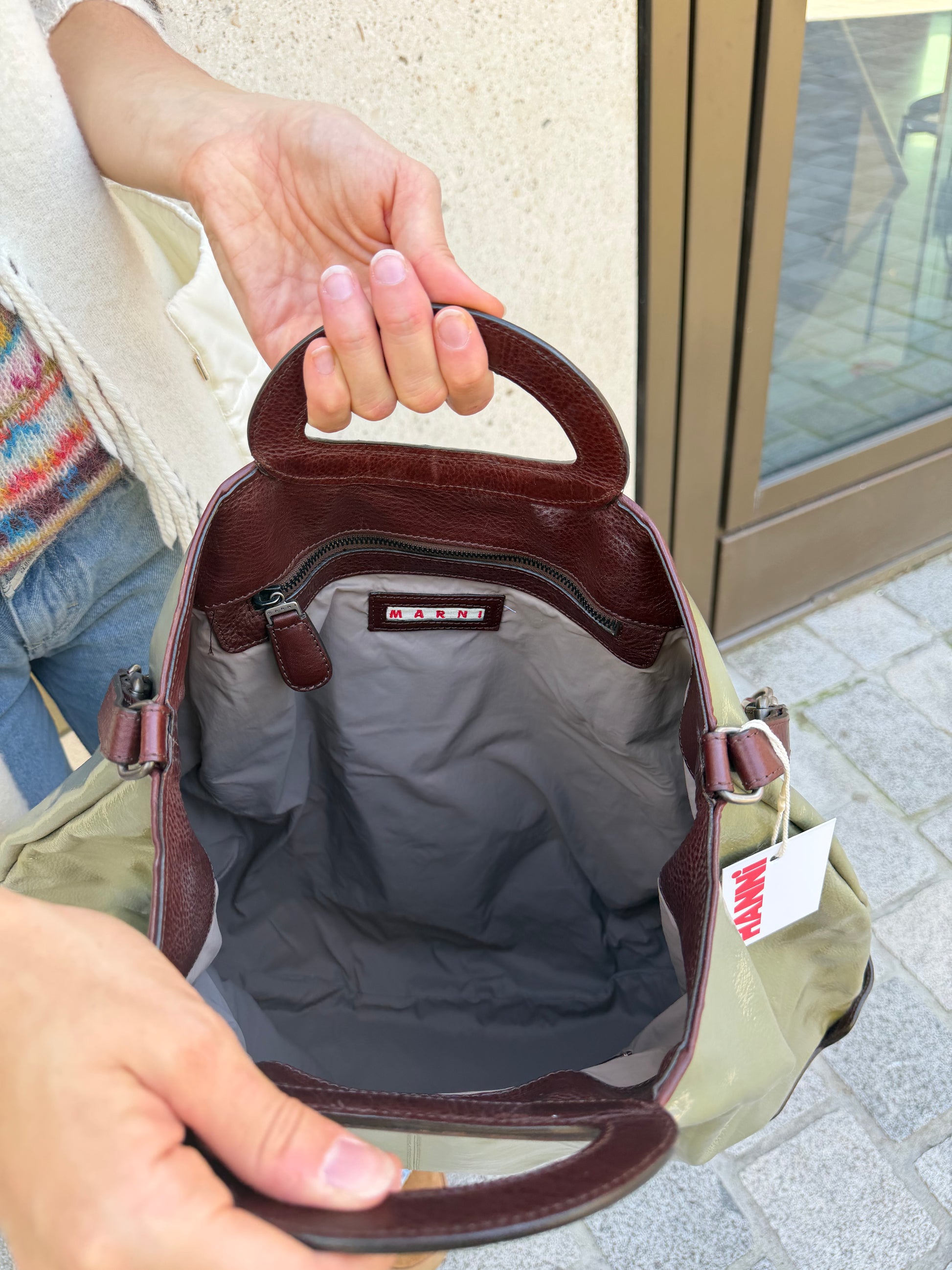 Tasche groß Grün