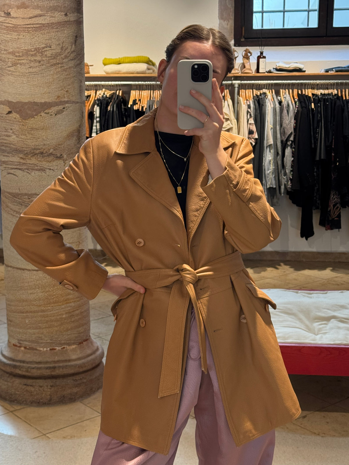 Lederjacke