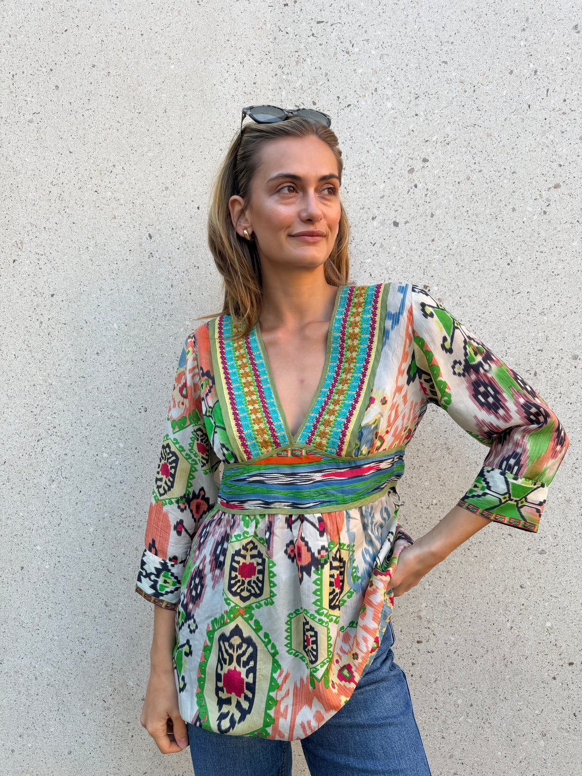 Bluse Grün