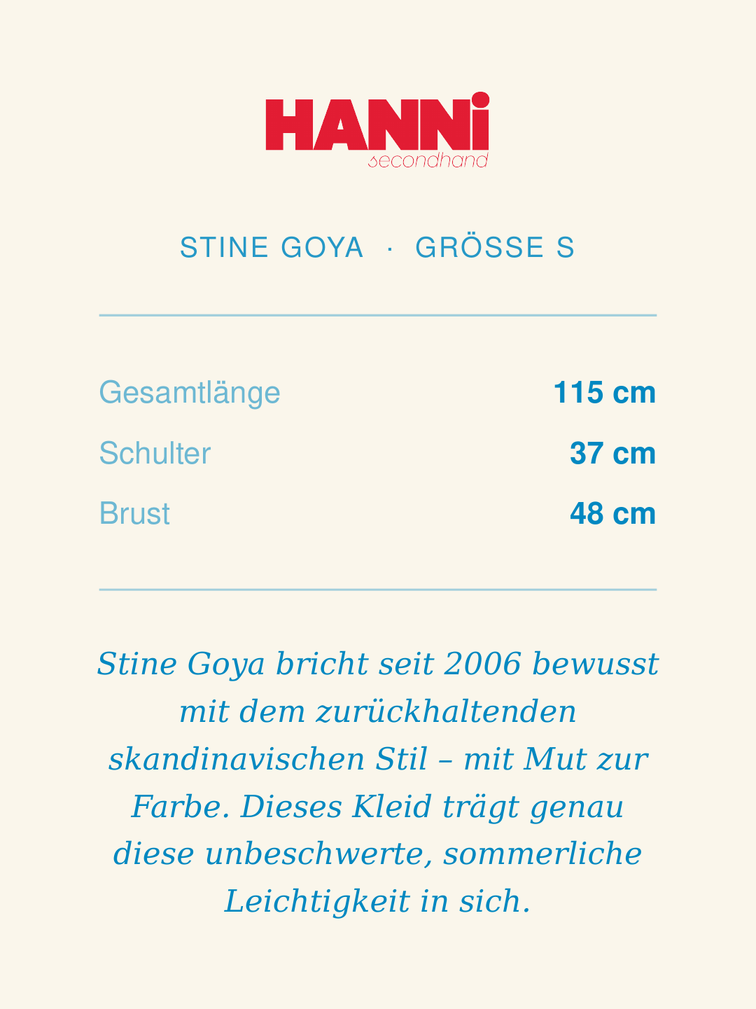 Kleid STINE GOYA