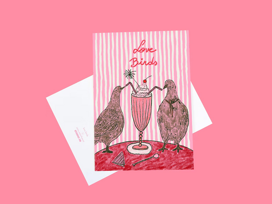Karte love birds